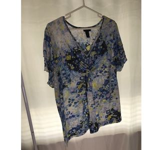 Geometric shapes blouse